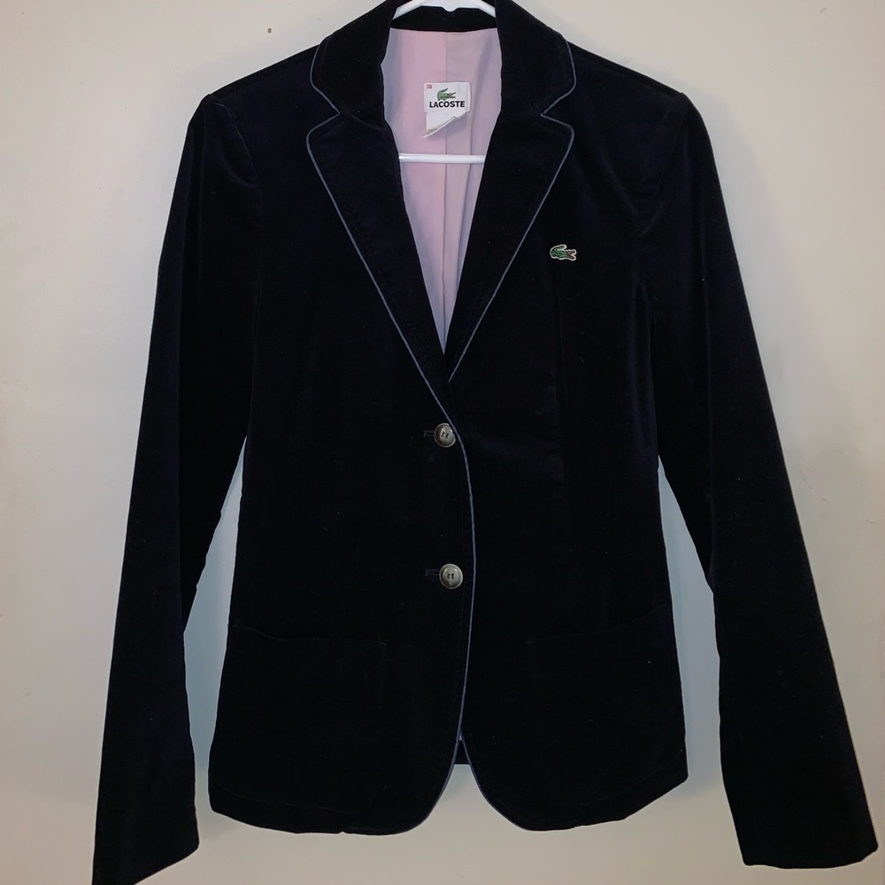 Velvet Lacoste Blazer